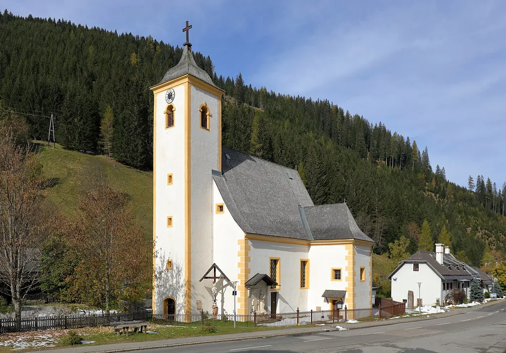 Parish church of Turrach, Styria, Austria.