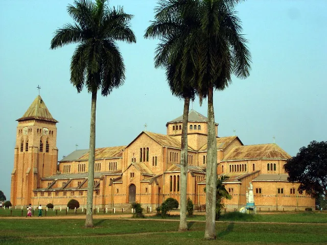 Catholic cathedral of the Jesuit mission of Kisantu, Bas-Congo. Photo 2008.