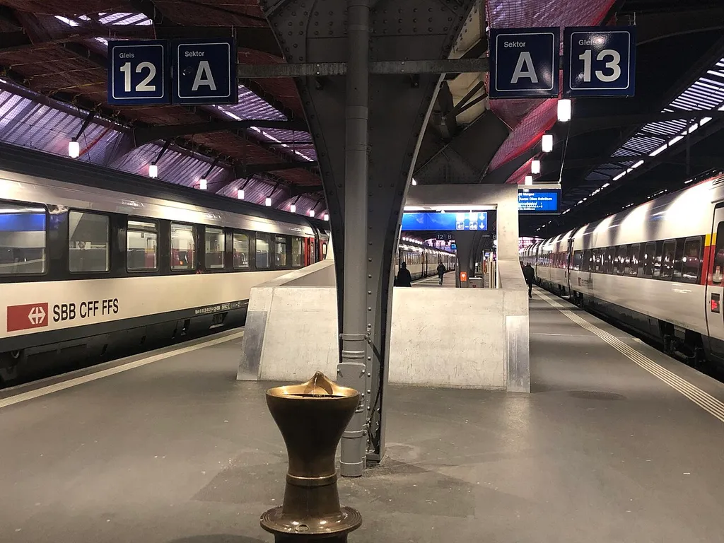 Brunnen (Perronanlage Hauptbahnhof)