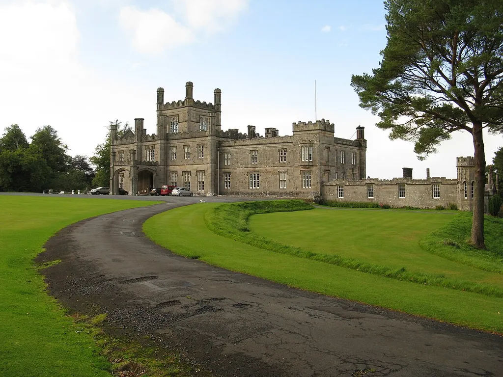 Blairquhan Castle, Ayrshire, Scotland, entrance front