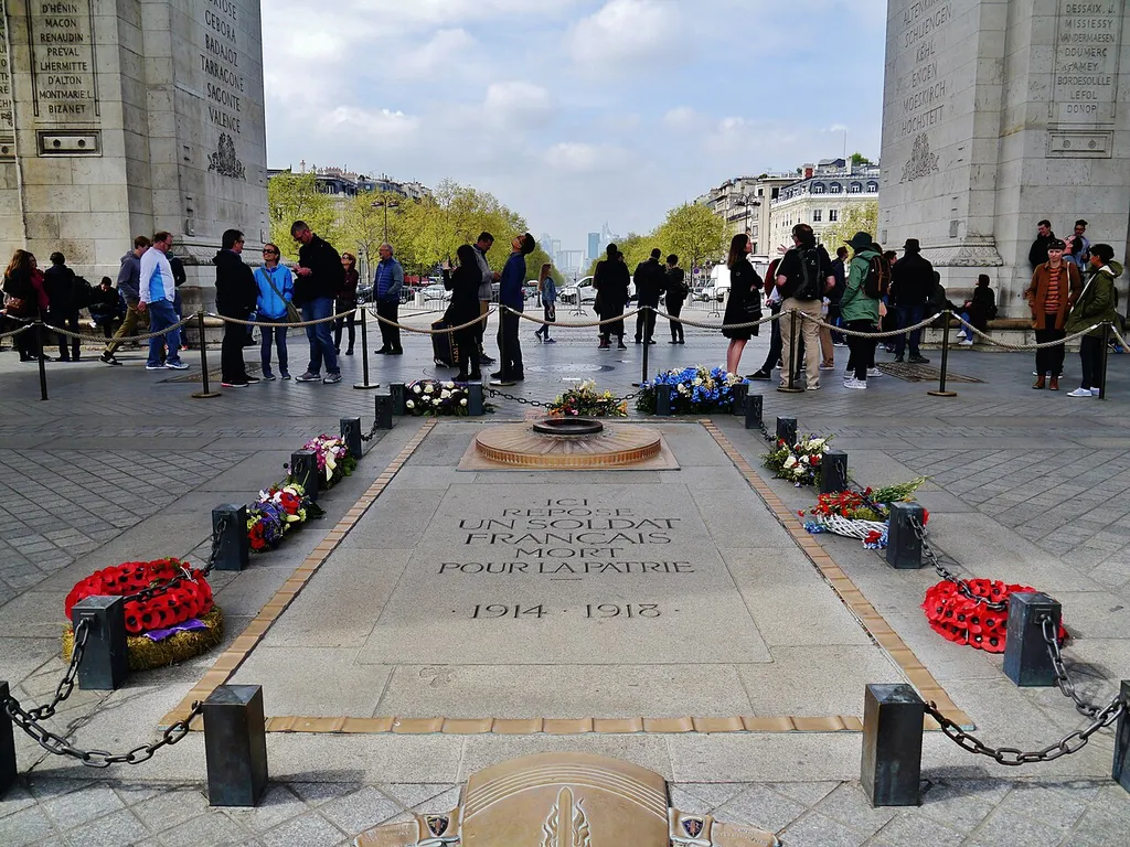 Tomb of the Unknown Soldier in Paris