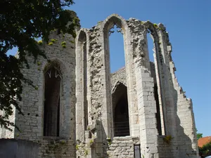 Saint Nicolaus church ruin in Visby