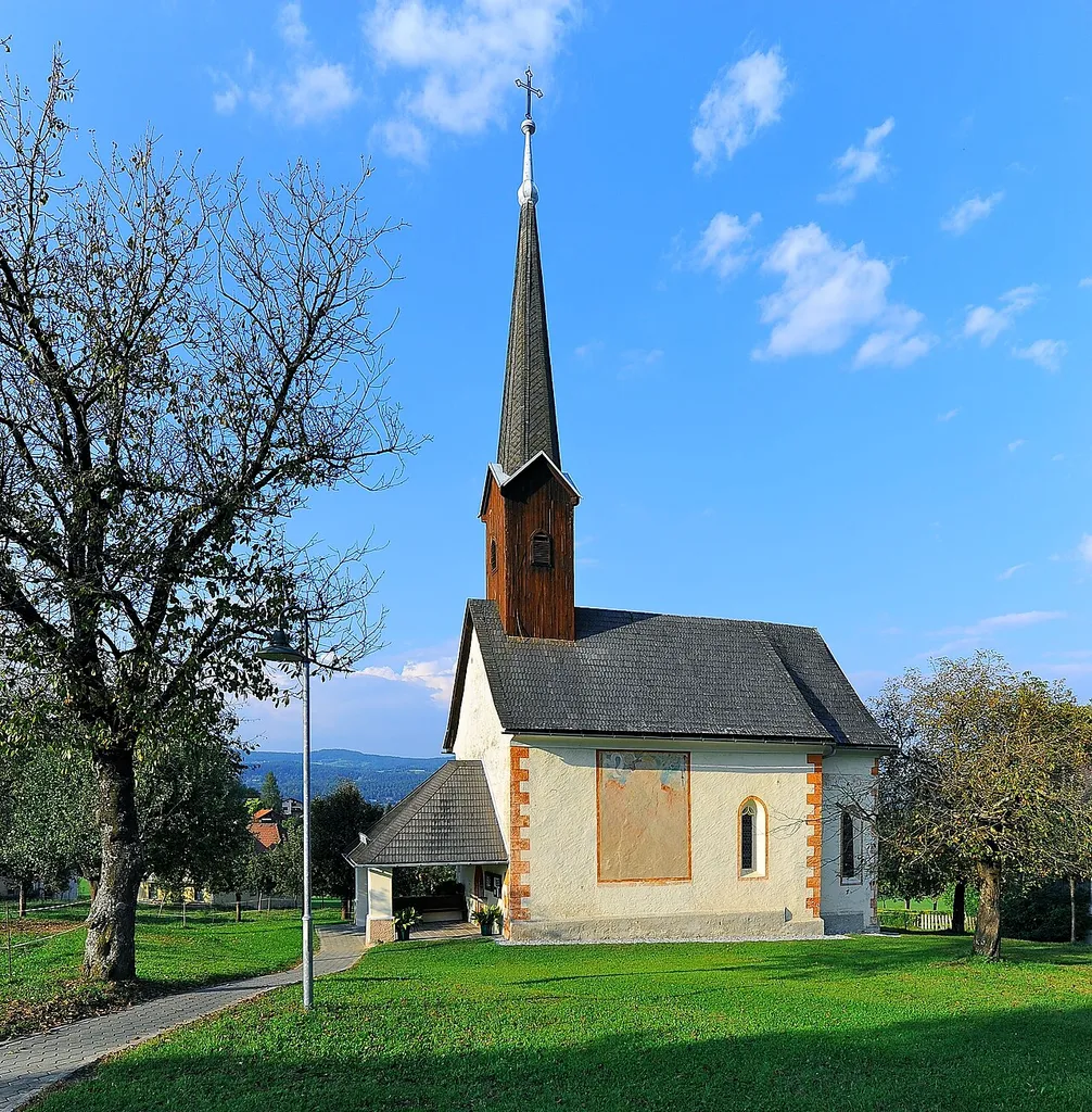 Subsidiary church Saint Andrew at Selpritsch, market town Velden am Wörthersee, district Villach Land, Carinthia, Austria, EU