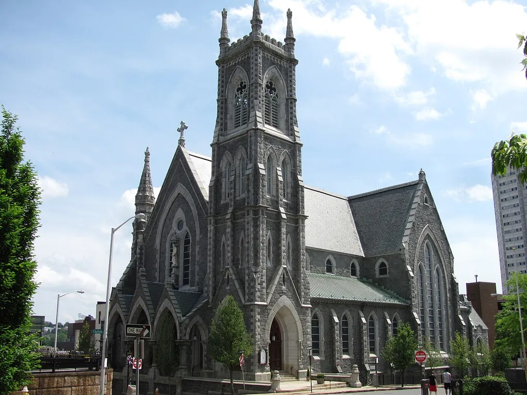 Cathedral of Saint Paul, Worcester Massachusetts This is an image of a place or building that is listed on the National Register of Historic Places in the United States of America. Its reference number is 80000604 (Wikidata).