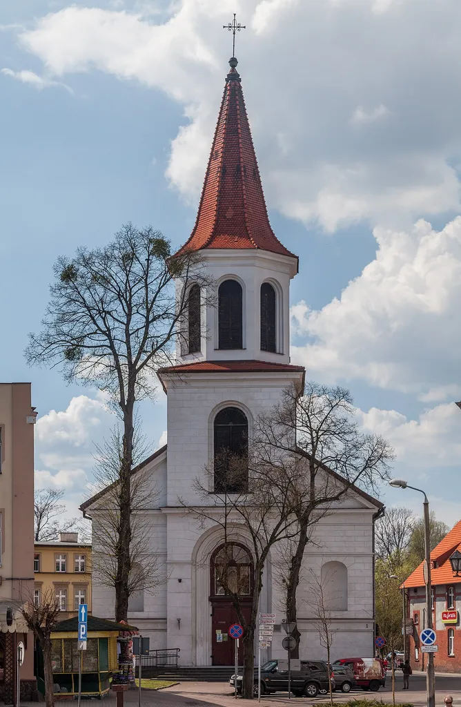 Former evangelical church in Brodnica, Poland.