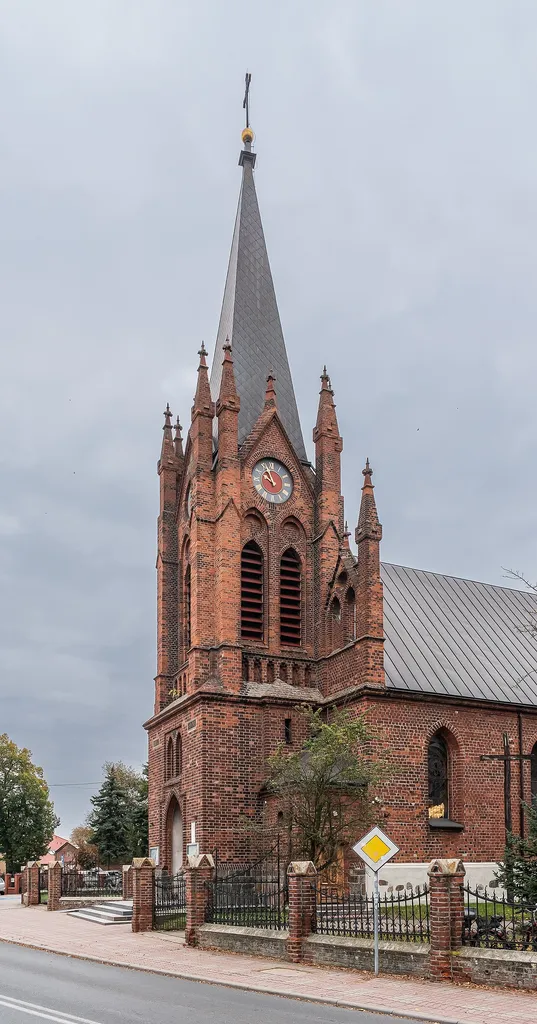 Saint Nicholas and Good Shepherd church in Ślesin, Greater Poland Voivodeship, Poland