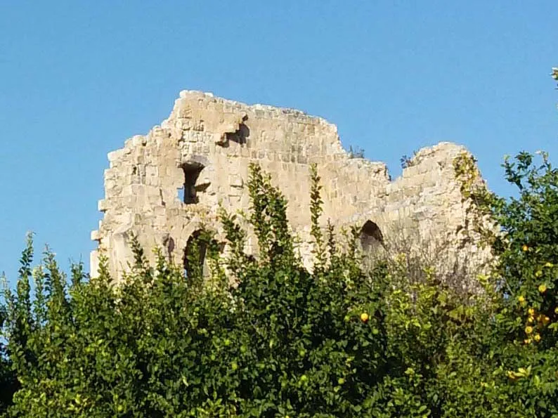 tece Castle in Mersin Province, Turkey