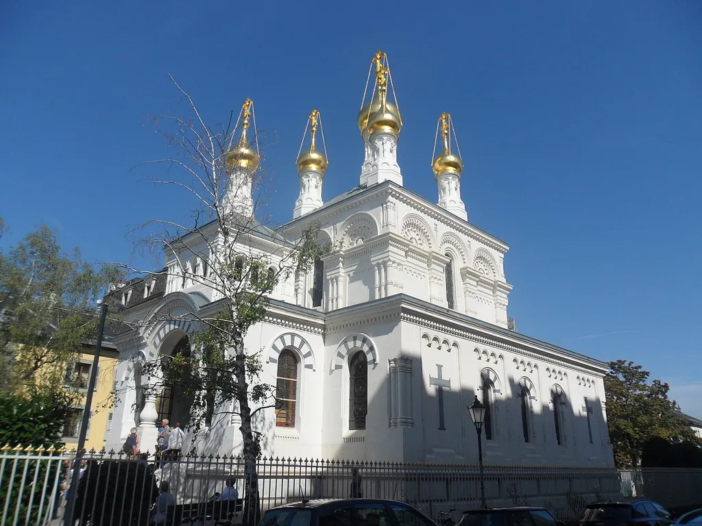Façade de l'Église russe de Genève