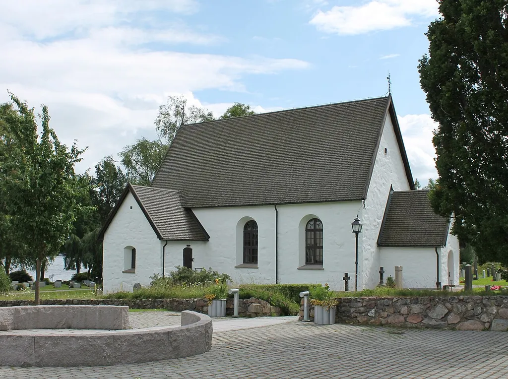 Öjaby Churh.Church viewed from the north