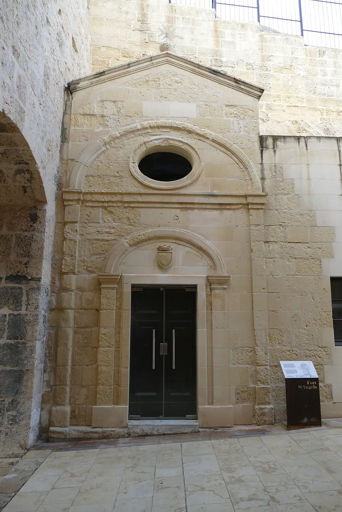 Fort St. Angelo, Nativity of the Virgin Mary chapel, just behind the entrance