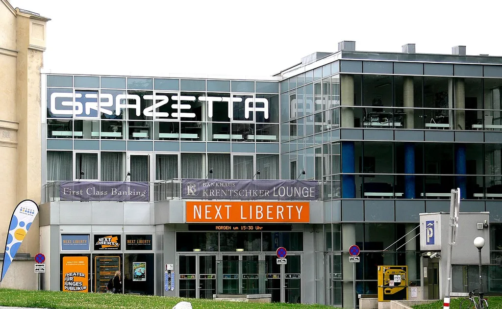 Graz, Theater "Next Liberty!" neben dem Opernhaus