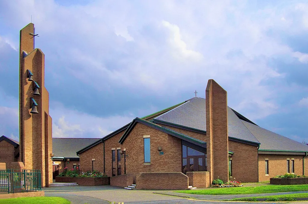 Photograph of the Roman Catholic Cathedral, Coulby Newham, Middlesbrough, England