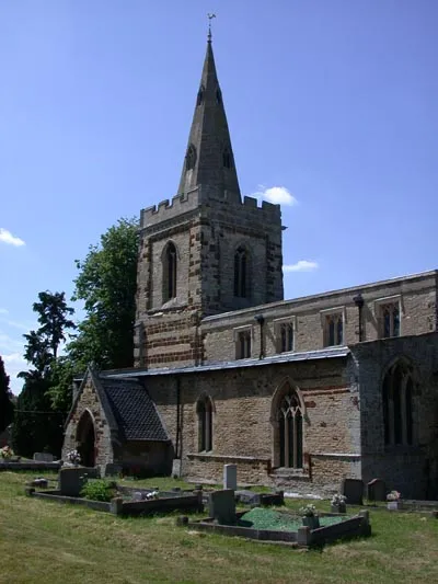 St Mary's Church, Little Addington. St Mary's Church, Little Addington. Built with the local ironstone.