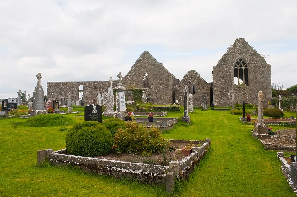 Kinalehin Friary, County Galway, Ireland South range of Kinalehin Friary.