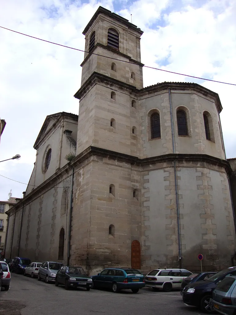 Lodève (Hérault, Fr) église St.Pierre, tour et chevet