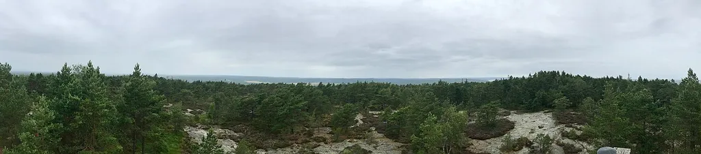 Panorama from Björnerödspiggen in Bohuslän, Sweden.