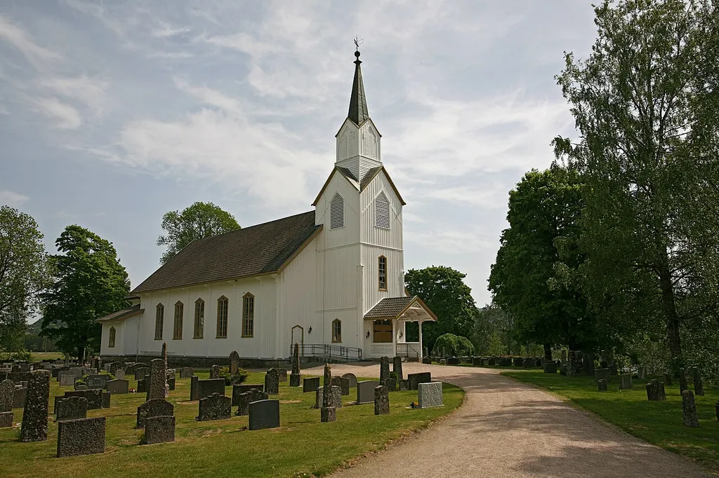 Picture of Lunde church in Nome (Telemark - Norway)