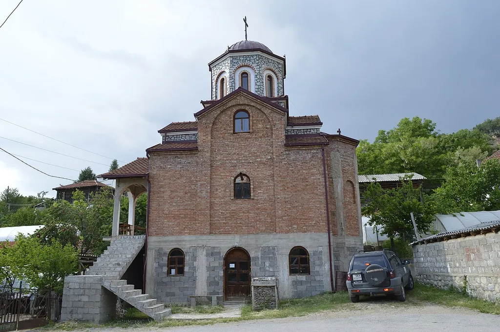 View of St. John the Baptist Church in the village Dzvegor