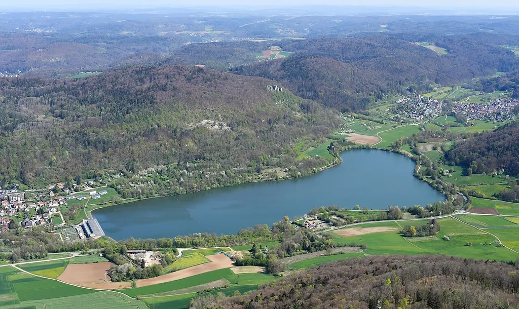 Aerial image of Happurger See (view from the west)