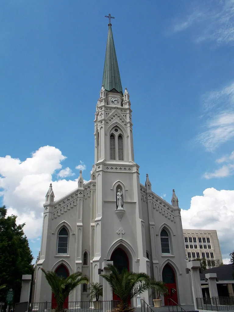 St. Joseph Cathedral in Baton Rouge, Louisiana. It is listed on the National Register of Historic Places.