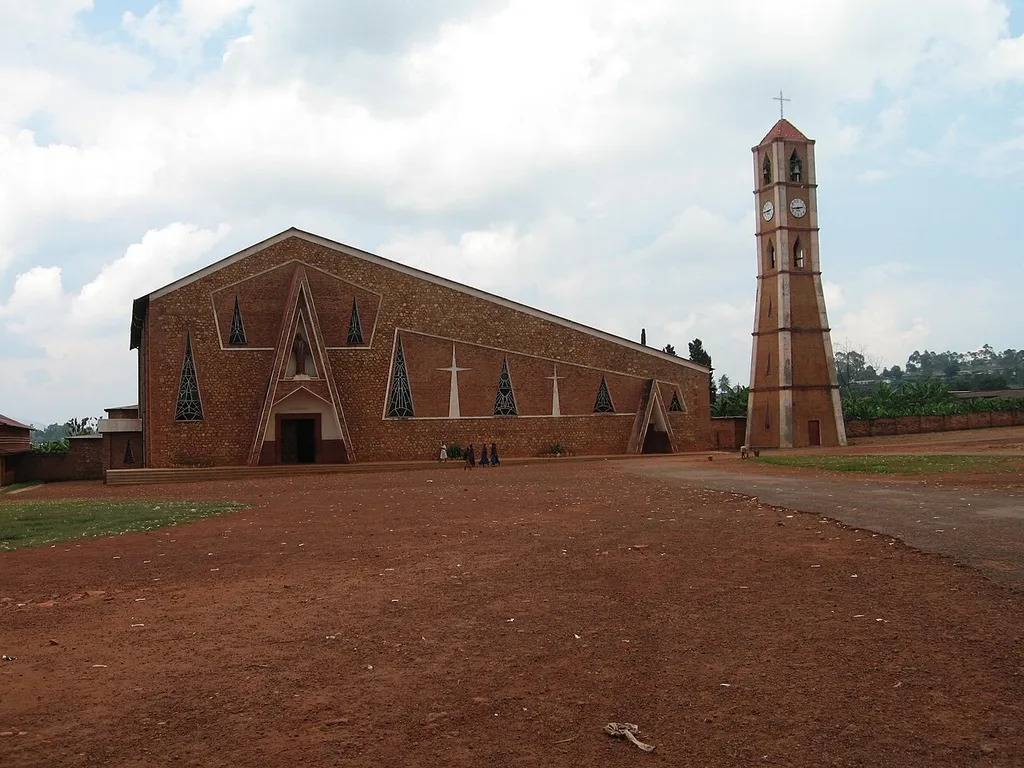 Iglesia en Gitega en el sector de La Mushasha. Burundi