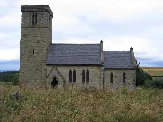 Church of England parish church of St Mary, Wharram-le-Street, Ryedale, East Riding: view from the south