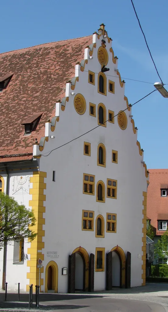 Nördlingen, Germany, Klösterle, former monastery, then reconstructed as a crop storage house 1584 - 1587