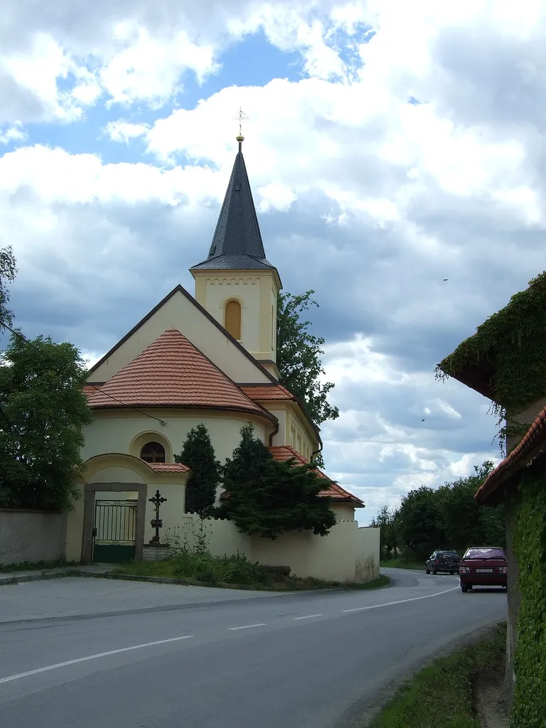 Church of St Wenceslas in Dolní Jirčany, part of Psáry municipality, Prague-West District, Central Bohemian region, CZ