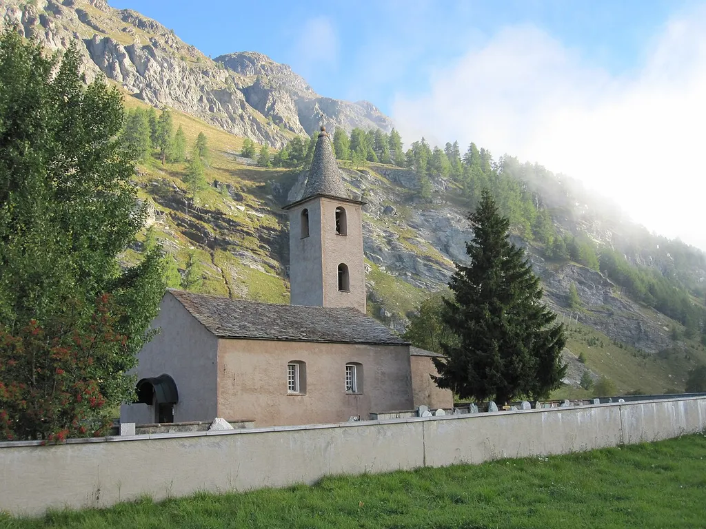 reformierte Kirche Sils-Baselgia (Oberengadin, Kanton Graubünden)