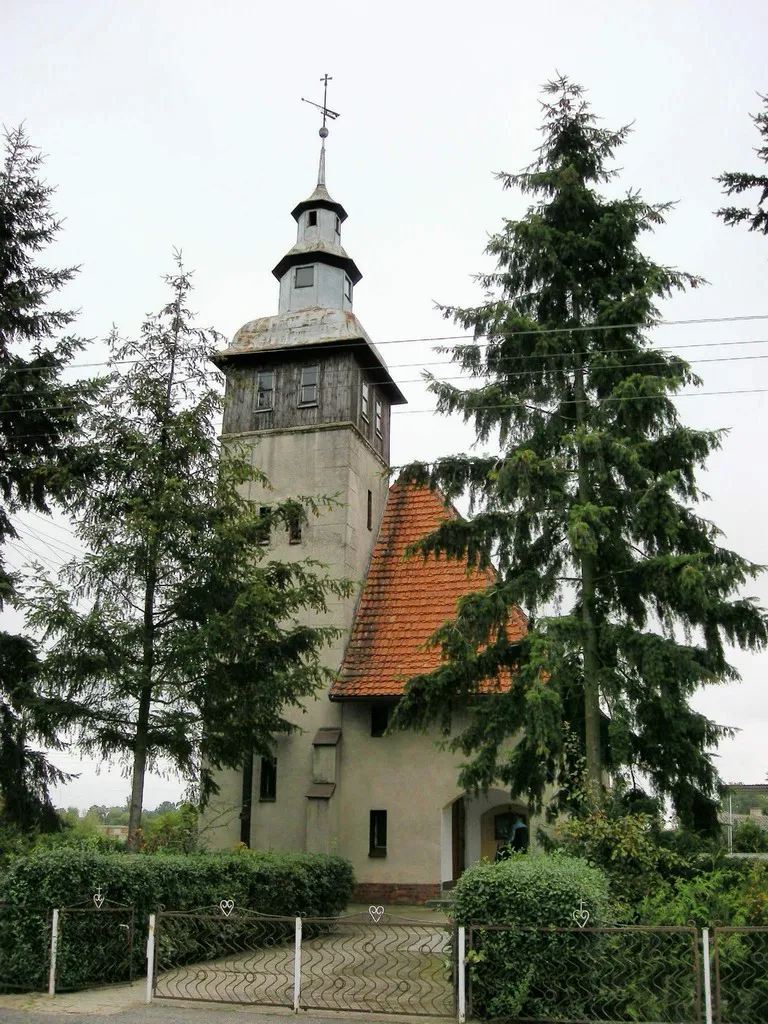 The church in Podanin, Poland.