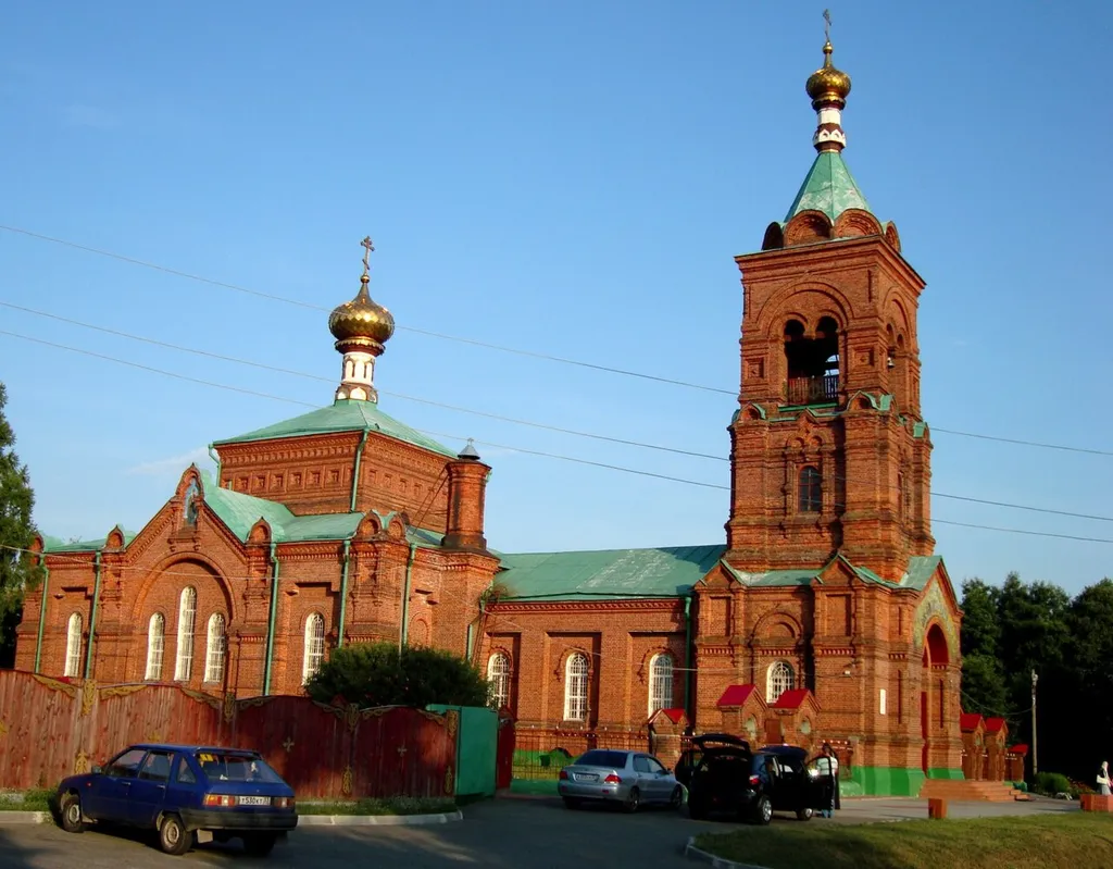 Church of Dormition of the Theotokos at Petushki, Vladimir oblast, Russia.