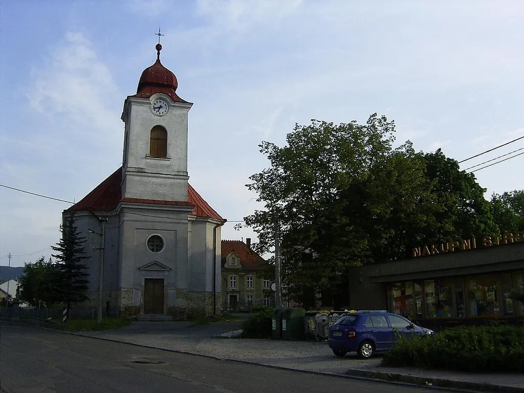 Church of the Immaculate Conception in village of Branky, Vsetín District, Czech Republic.