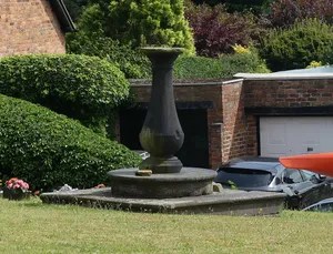 Sundial 12 metres south of south porch of Church of St Mary and All Angels