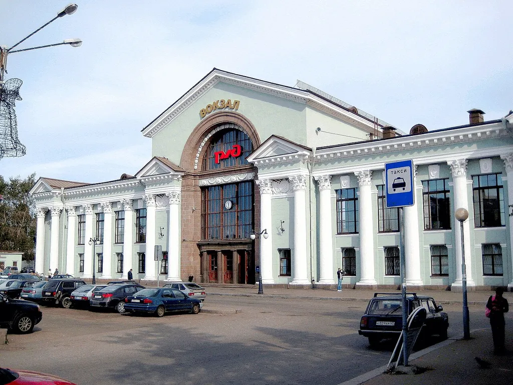 Vyborg. Railway station