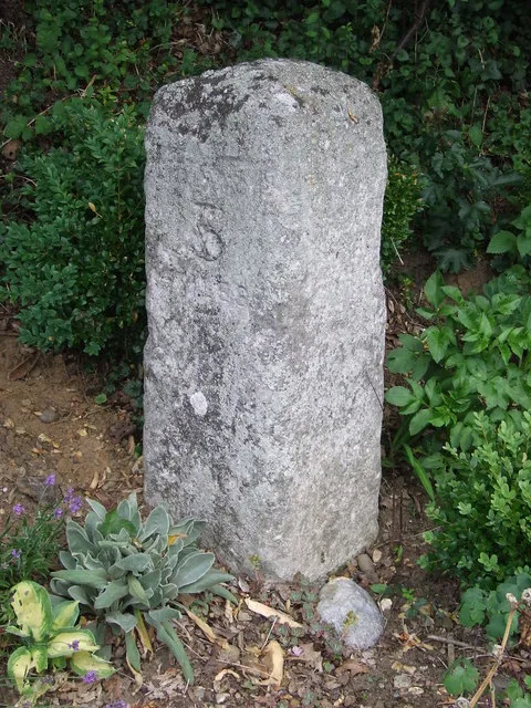 Old Milestone. Old milestone on the A.140 at Swainsthorpe, Norfolk. For overall view see 1526835 This one of a series of mileposts that follow the A.140 see https://www.geograph.org.uk/search.php?i=9240043&amp;displayclass=full