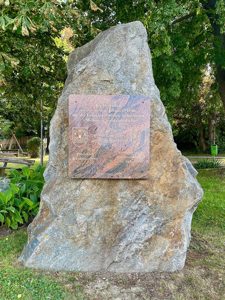 Sudetendeutschen-Gedenkstein in Klosterneuburg.