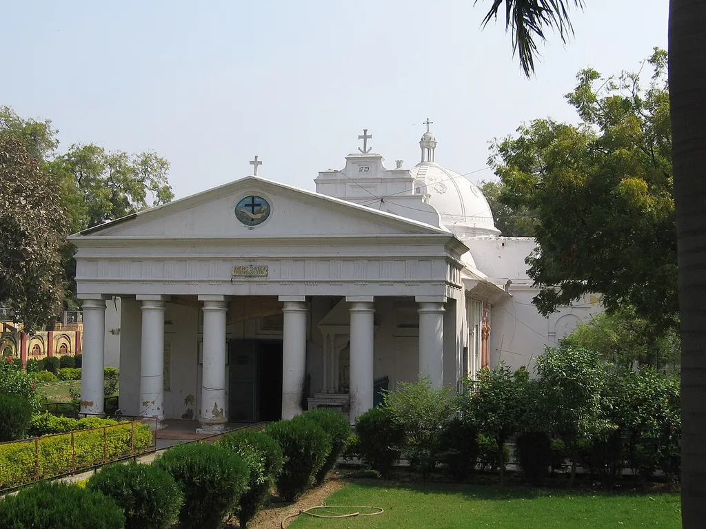 The Jesuit Church built at Agra, on a land donated by the emperor Akbar (XVIth century).