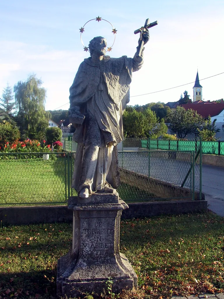 Figurenbildstock hl. Johannes Nepomuk