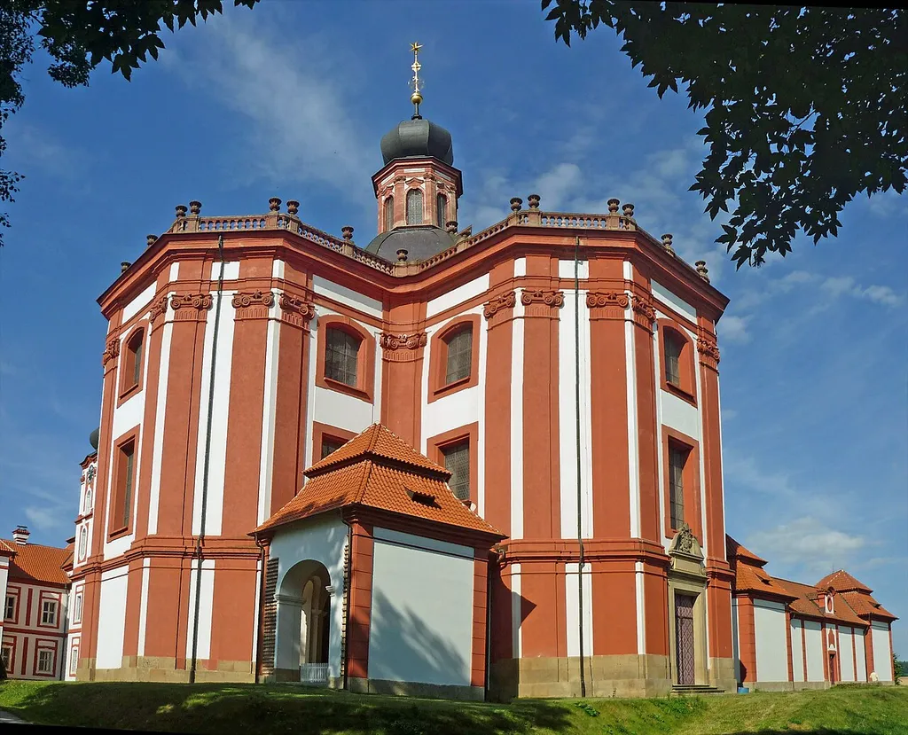 Propstei und Wallfahrtskirche Maria Teinitz (Mariánská Týnice) bei Kralovice
