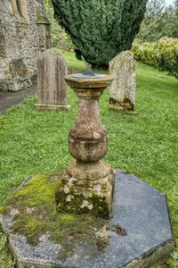 Sundial In The Churchyard to Christ Church Parish Church, A490 (N Side), Bwlch-Y-Cibau