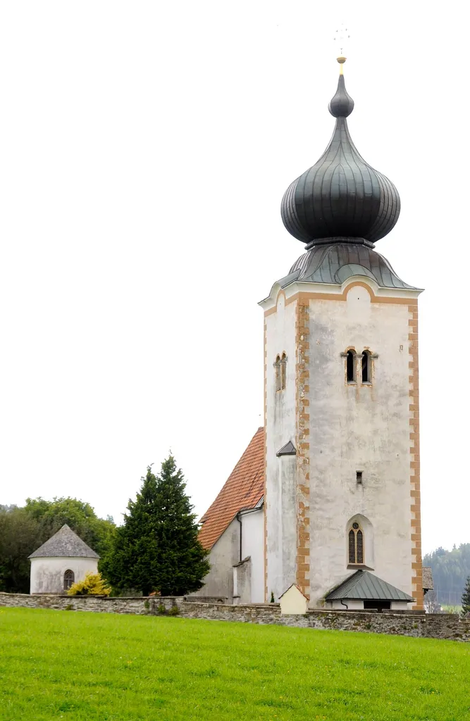 Parish church Saints Peter and Paul at Saint Peter, municipality Reichenfels, district Wolfsberg, Carinthia / Austria / EU