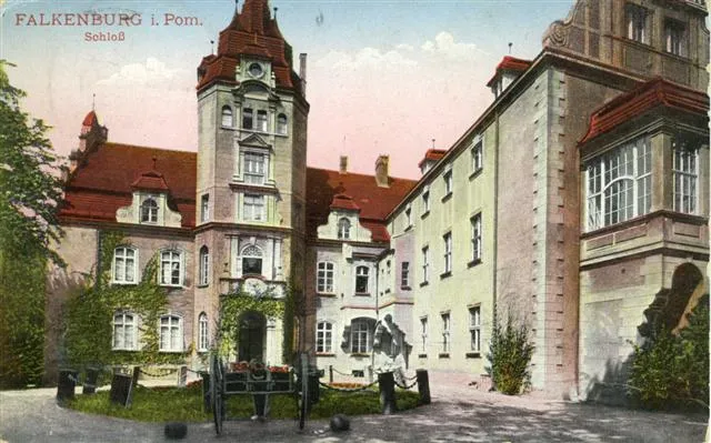 Zamek w Złocieńcu po przebudowie w 1906 r.