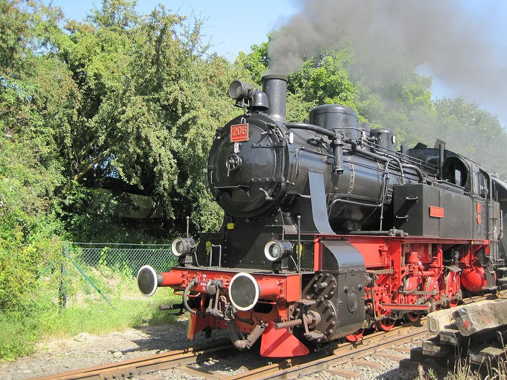Steam locomotive HC 206, Bad Emstal, Germany