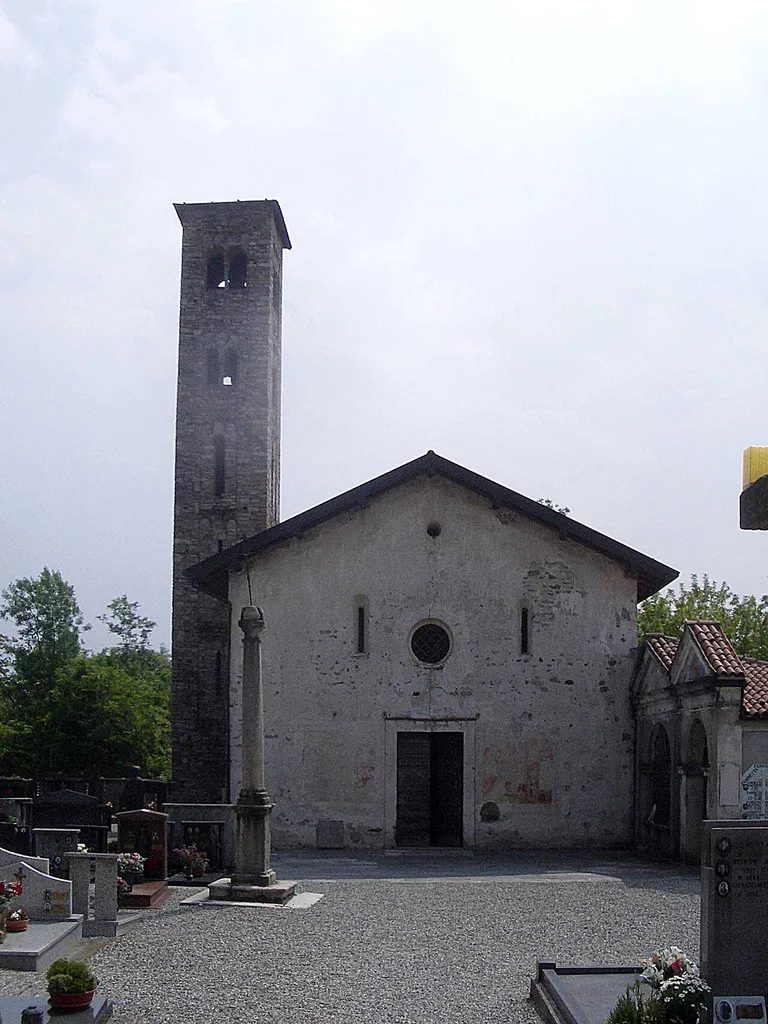 Paruzzaro, The cemeterial church of San Marcello, view of the facade