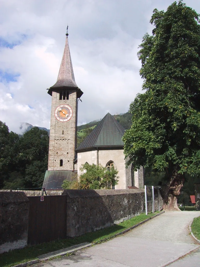 Kirche St. Martin in Zillis, Kanton Graubünden.