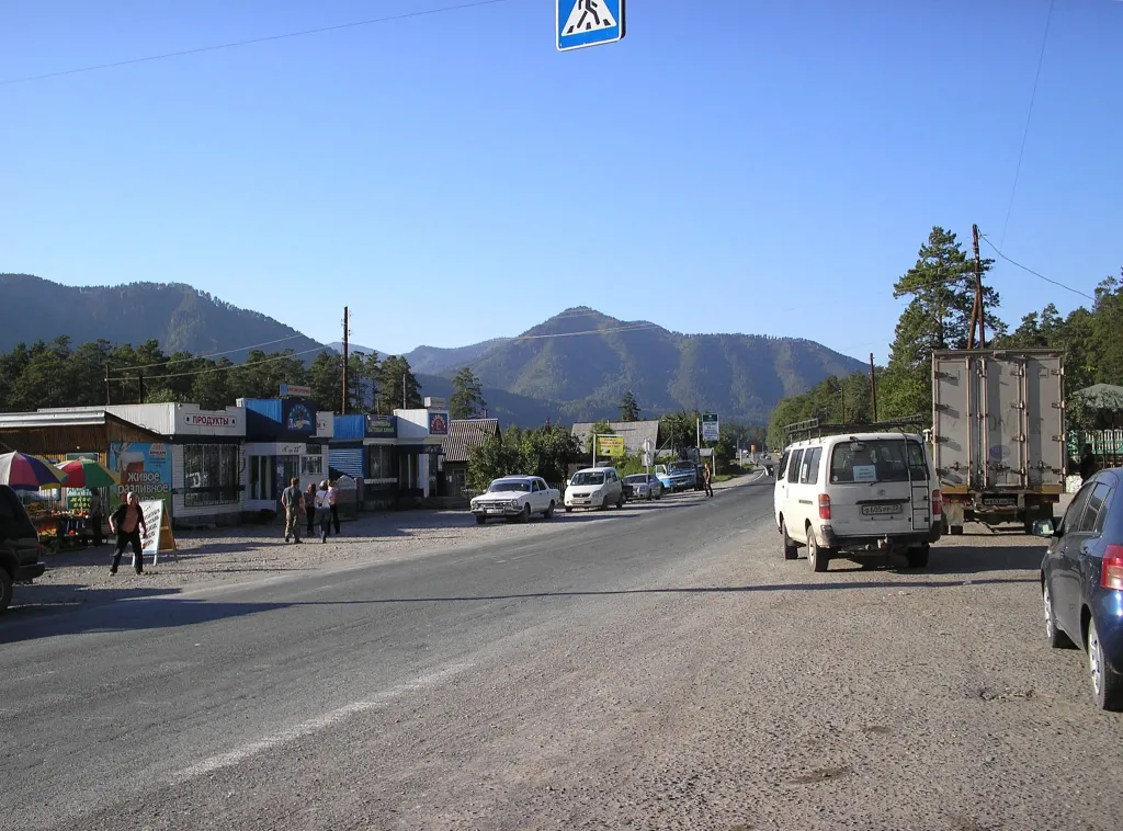 Ust-Sema settlement in Chemalsky District of the Altai Republic