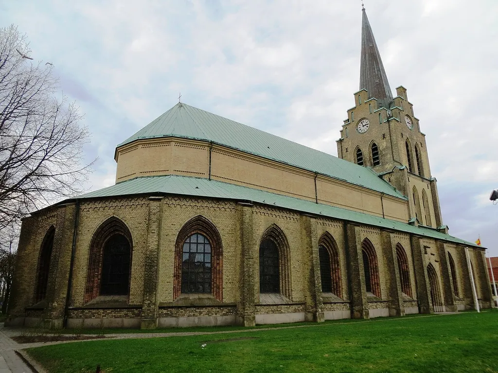 Image from central halmstad, a city in southwestern Sweden.