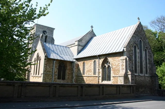Holy Trinity Parish church, Haddenham, Cambridgeshire, seen from the southeast