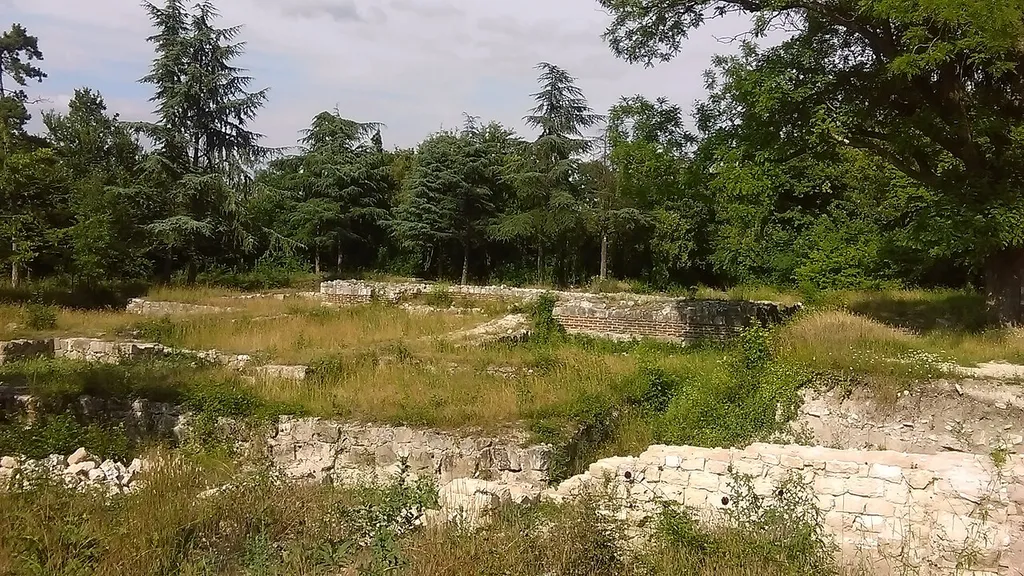 Early christian basilica ruins near Varna