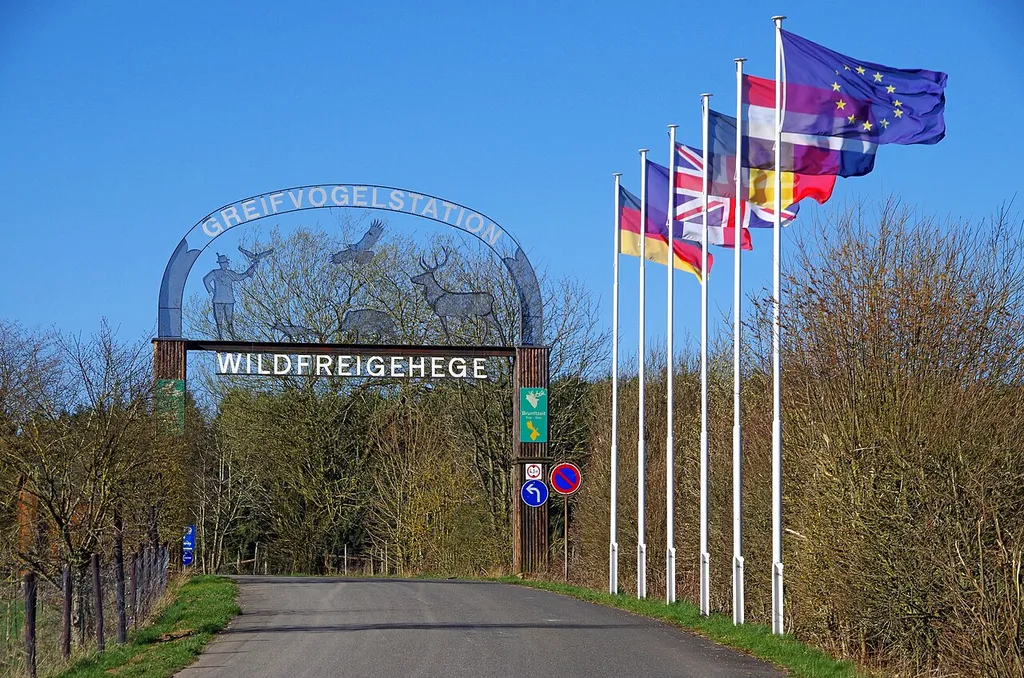 Wildgehege Hellenthal, Einfahrt